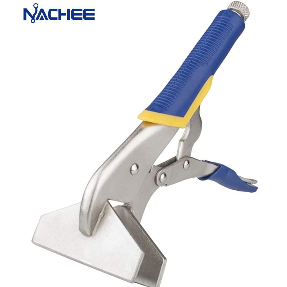 10" Straight Handle Dragon Bone Edge Folding Pliers, Sheet Metal Folding Tool, Tin Snips for Bending and Tearing, Sheet Metal Pliers