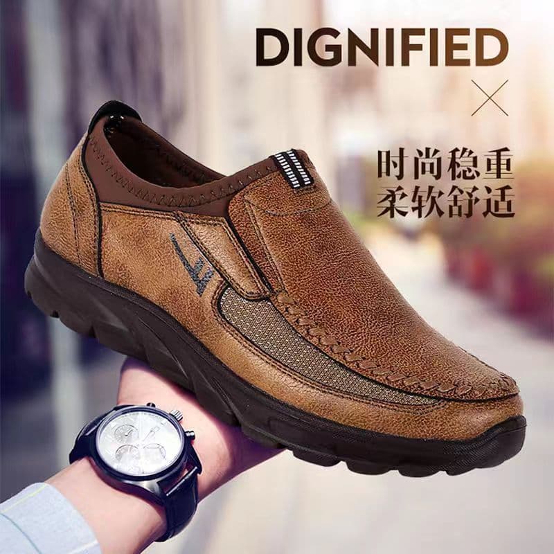 Men's Spring/Autumn Old Beijing Cloth Shoes Cross-border Large Size Casual Shoes Middle-aged Dad Shoes Non-slip Soft Sole Shoes