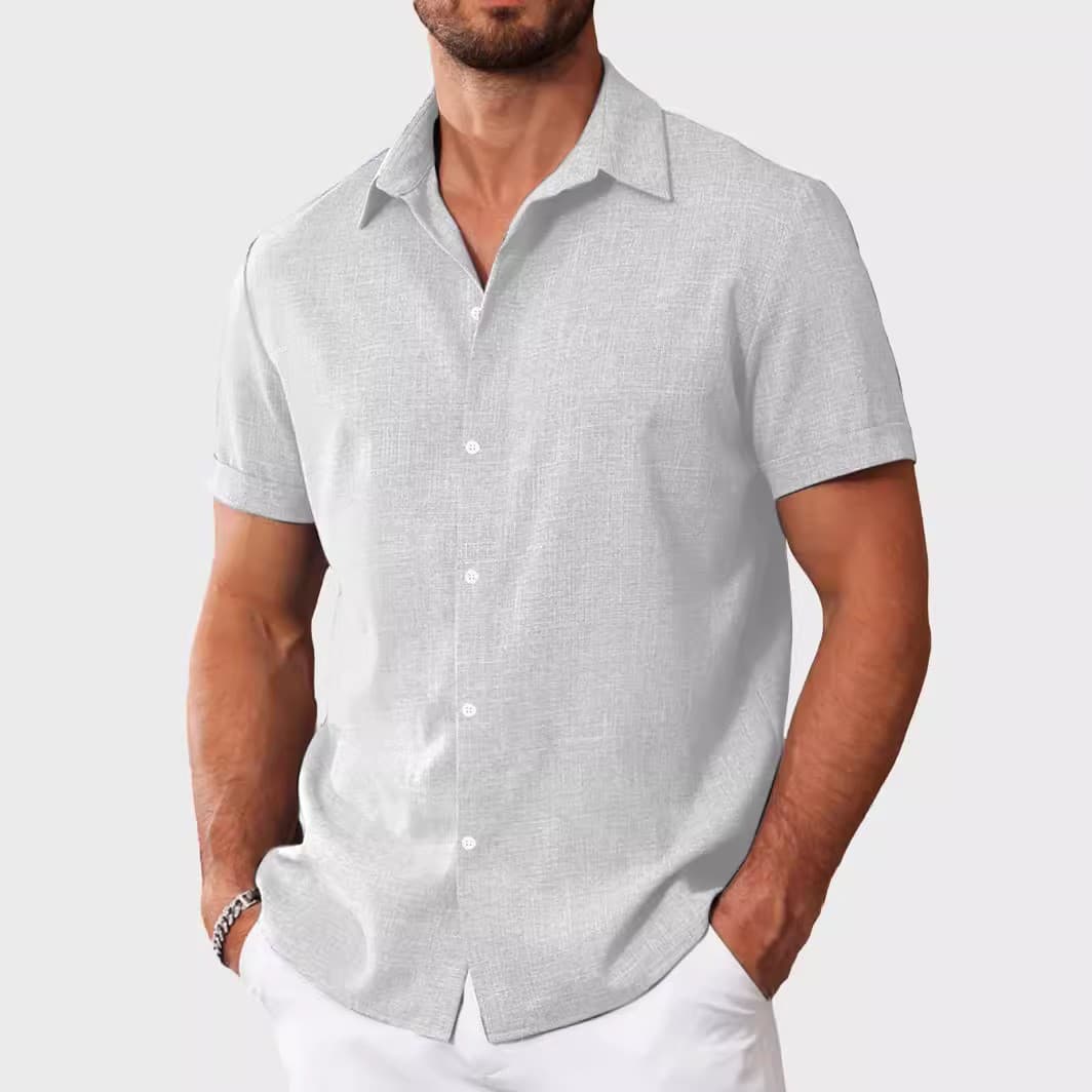 European and American Cross-Border New Products Men's Short-Sleeved Printed Shirts 3D Printed Short-Sleeved Shirts Hawaiian Printed Shirts Kada