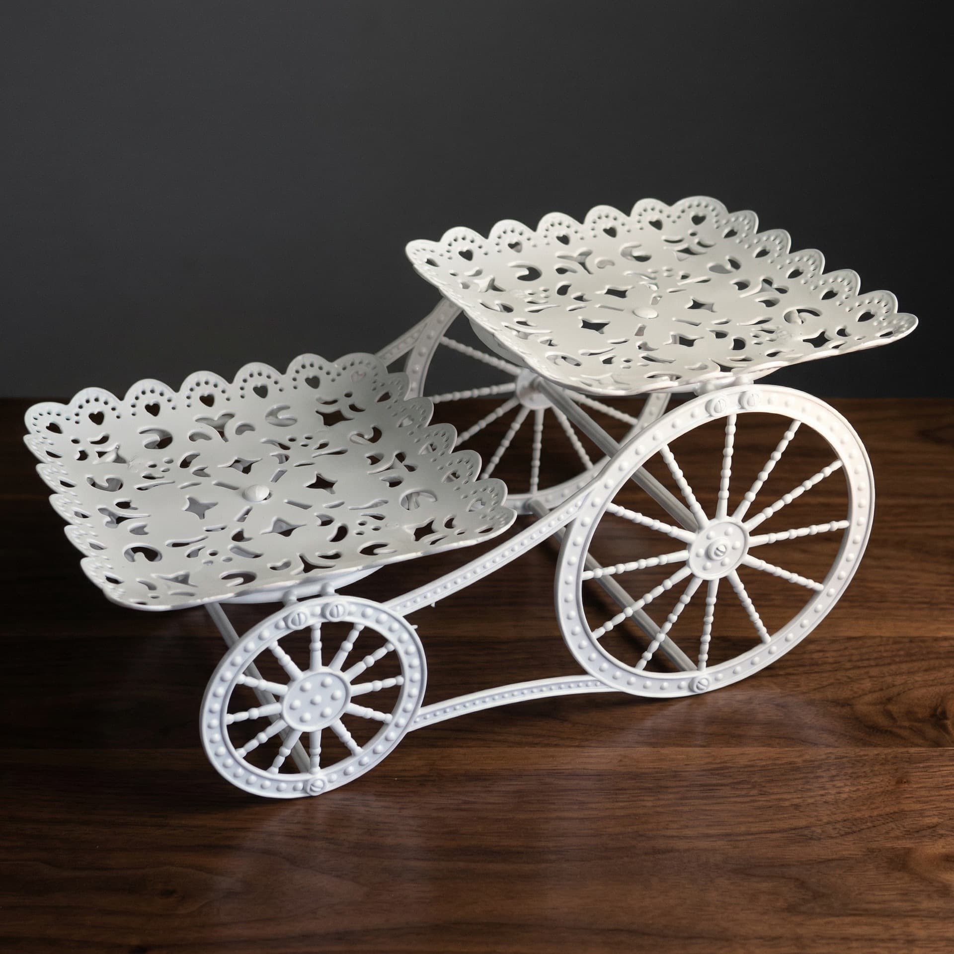 Cross-border Dessert Table Wedding Birthday Celebration Tea Break Display Afternoon Tea Multi-tier Cake Stand Plastic Snack Pastry Tray