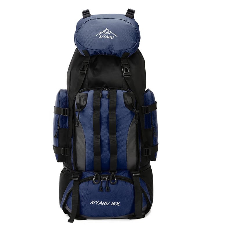 New Outdoor Hiking Backpack 90L Large Capacity Double Shoulder Bag Unisex Casual Travel Water-Resistant Camping Backpack