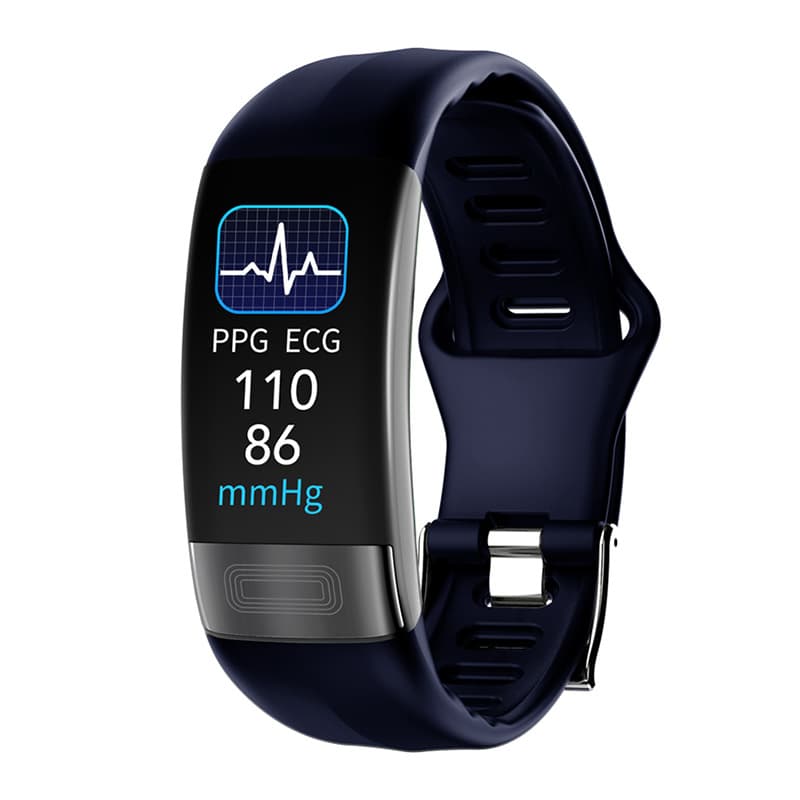 P11 PLUS Smart Bracelet with ECG, Body Temperature, Heart Rate, Blood Oxygen, Sleep Monitoring, Sports Pedometer Watch