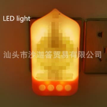 2025 New Release Player [ZK90PRO-A] European Standard Multi-color Optional Glow Night Light Wall Plug Light Sound