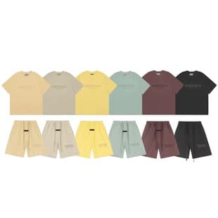 Export FOG Factory Wholesale Summer ESSENTIALS Short-Sleeve T-Shirt Series for Men and Women
