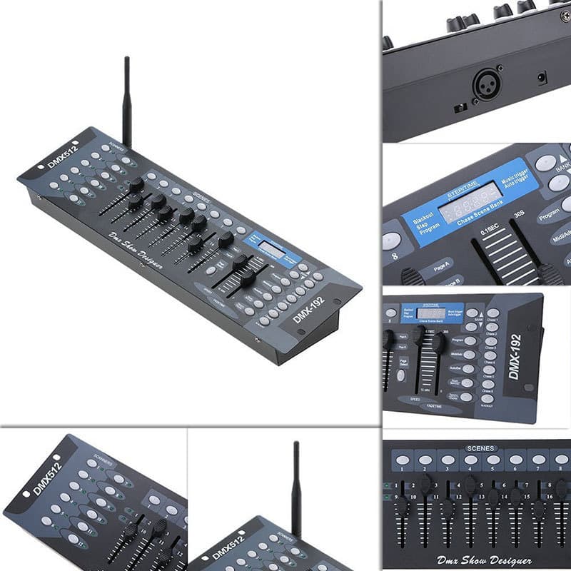 ♔ Factory Direct New 192-Channel Lighting Console Wedding Par Light DJ Dimmer DMX512 Wireless Controller