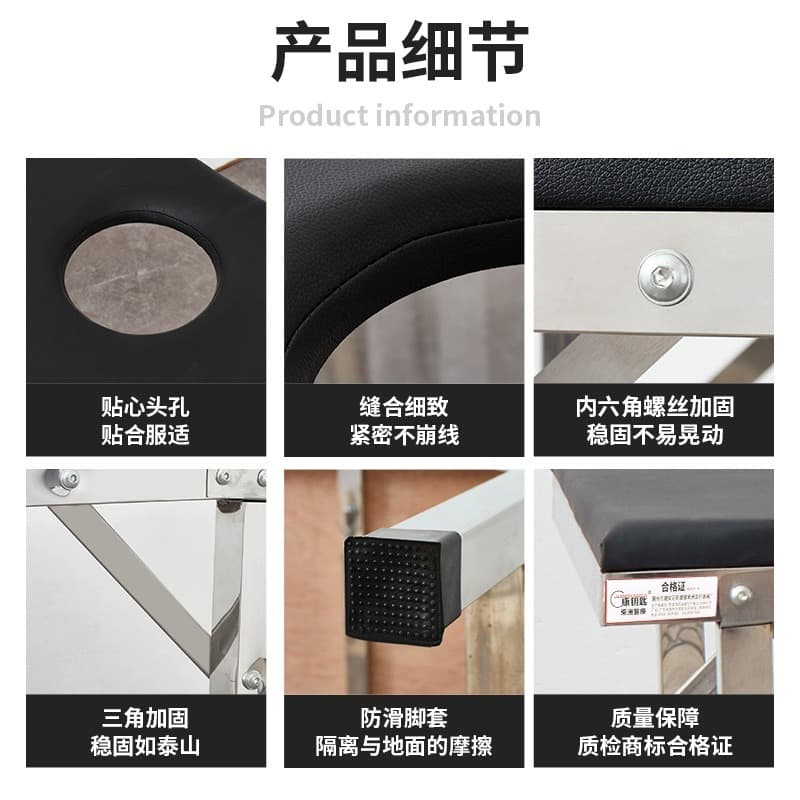 Hospital Clinic Examination Massage Bed for Physiotherapy, Chinese Medicine Massage, Bone Setting, and Clinic Examination
