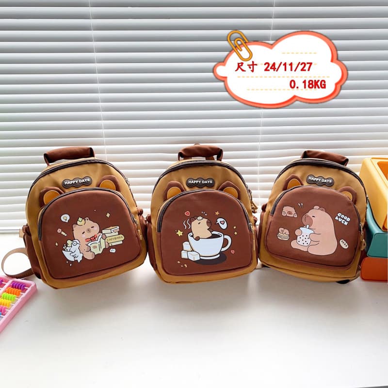 Children's schoolbags, cute girls' fashionable backpacks, cartoon printed primary school students, first grade kindergarten small backpacks