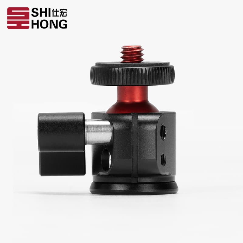 Aluminum alloy mini ball head 360 degree rotating SLR camera small head Tripod live broadcast mobile phone head