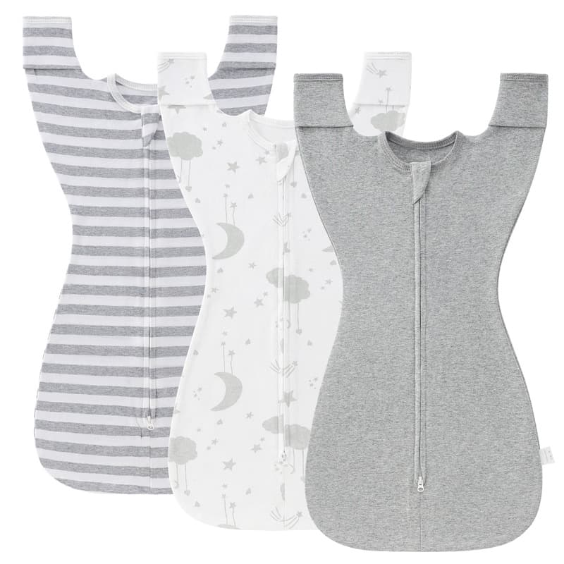 Foreign Trade for Europe and America Cross-border E-commerce: Newborn Anti-Startle Swaddle Cloth, Baby Hand-Raise Style Sleeping Bag, Infant Swaddle