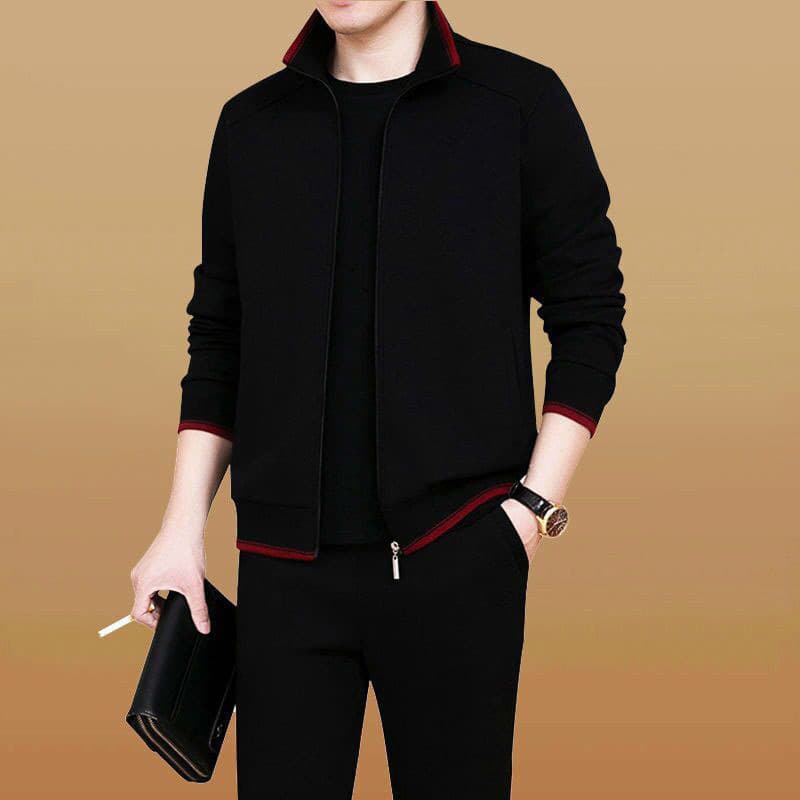 Dropshipping brand middle-aged and elderly sports suits for men autumn and winter fashionable casual sportswear for men and dads