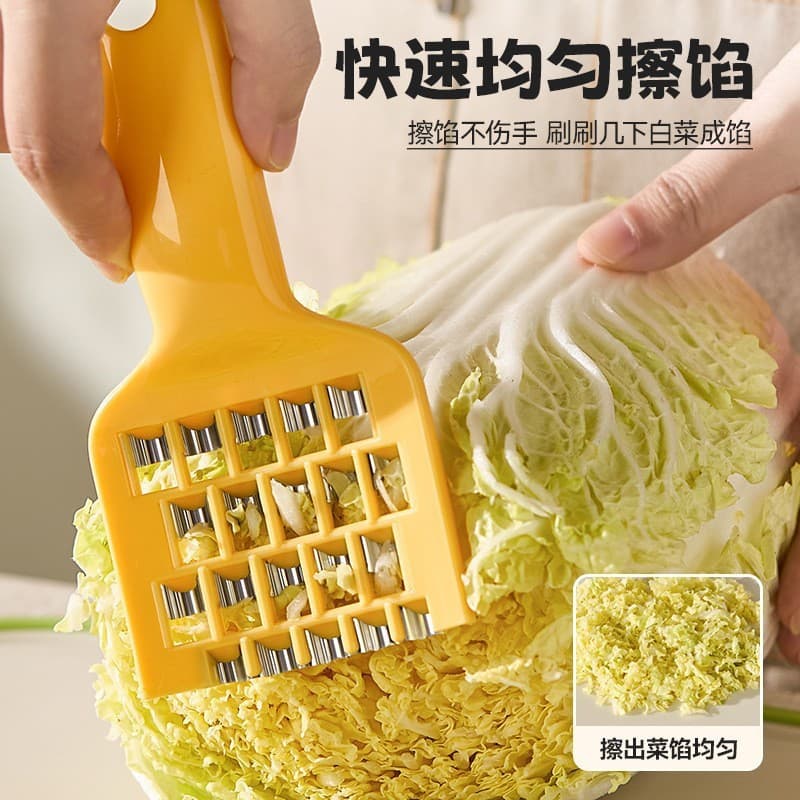 Multi-Function Manual Vegetable Chopper for Home Use, Cabbage Shredder and Filling Maker for Dumplings