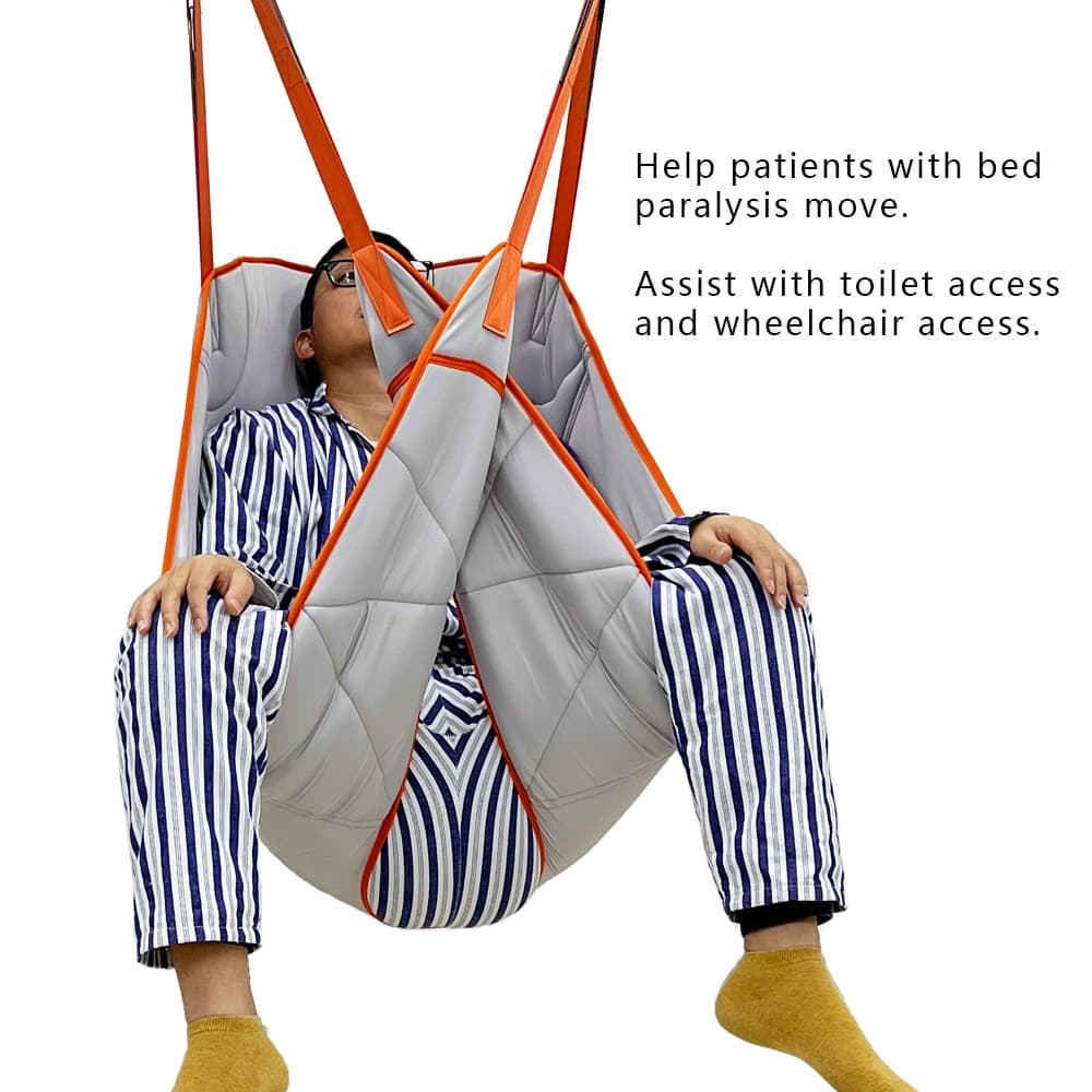 Patient Lift Sling Special Slings for Patient Transfer Equipment Home Care Polyester Material Lightweight for Easy Use