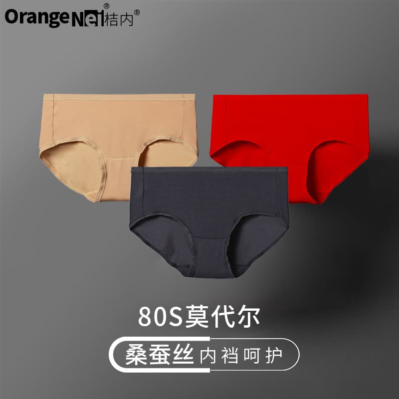 Women's Briefs 80s Lyocell Modal Comfortable Silk Breathable Crotch