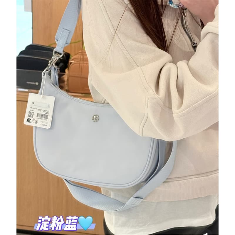 2026 New Style Croissant Mini Shoulder Bag Adjustable Yoga Crossbody Bag Nylon Women's Bag