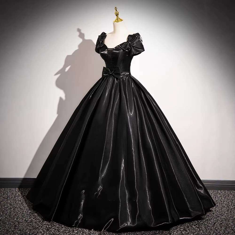 Black French evening dress for women 2026 new high-end light luxury high-end adult birthday party performance host