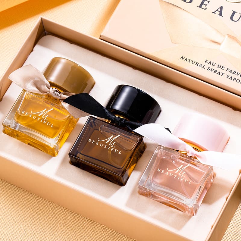 Flower of Story Perfume Set Women's Long-lasting Light Scent Fresh Student Affordable Gift Box Wholesale Almond Scent Colognes