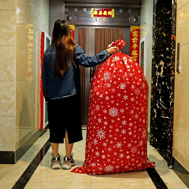 Ready-made factory Christmas gift bags, custom-made Christmas Eve girdle packaging gift bags, custom-made Christmas candy bags