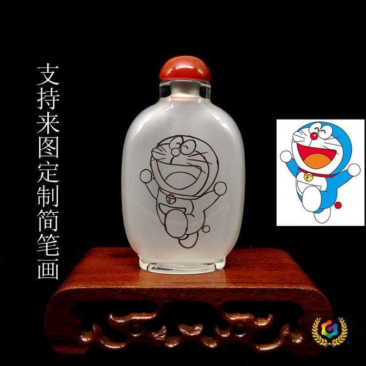 Inside-painted Snuff Bottle Tools, Inside Painting Brush, Chinese Painting Pigments, Practice Set, White Bottle Blank, Inside Painting Bottle