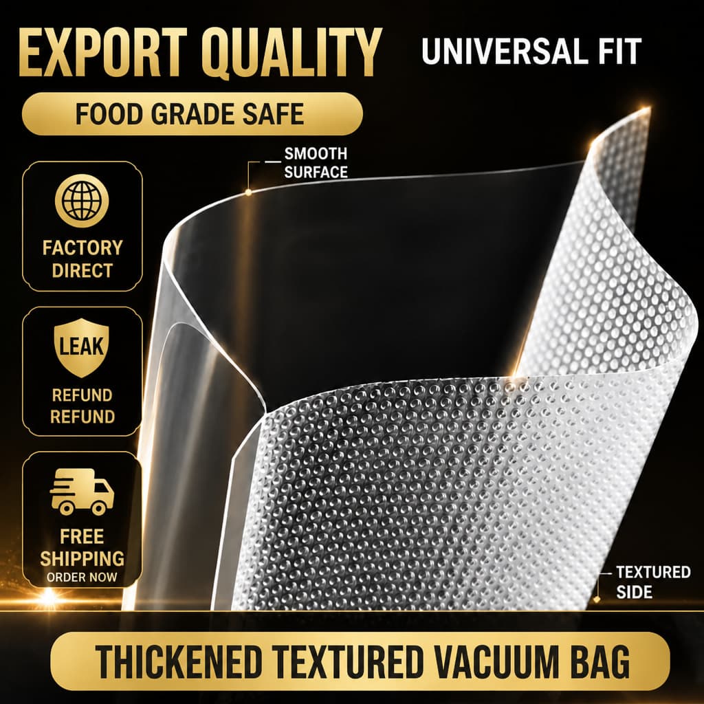 Food-Grade Textured Vacuum Sealer Bags