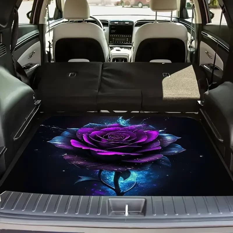 New Cross-Border Trunk Mat American Style Decorative Car Trunk Mat Dirt-Resistant Wear-Resistant Easy to Clean Customizable Mat