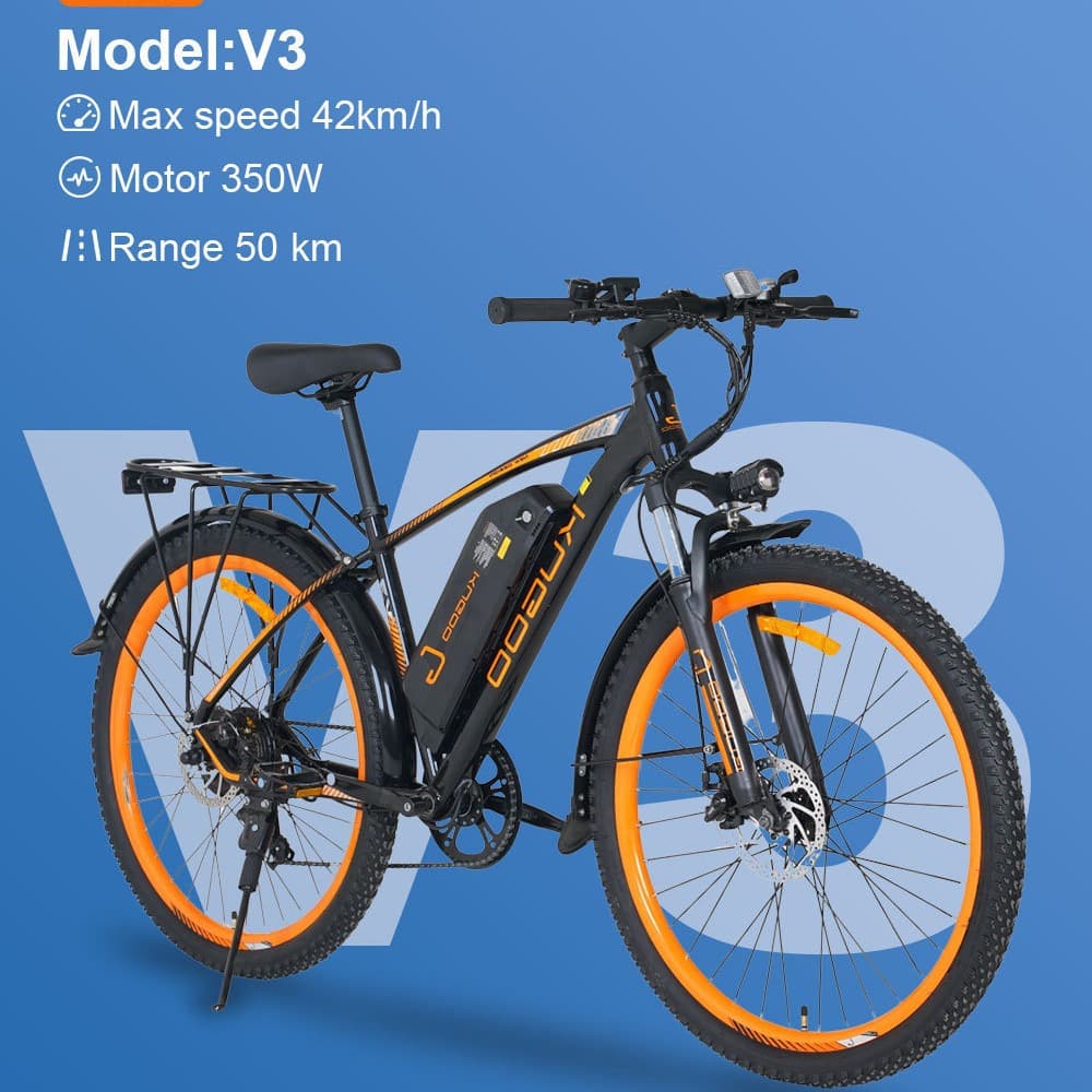 Cross-border Export KUGOO V3 EBIKE 350W Electric Bicycle Mountain Bike E-bike Default Item Good