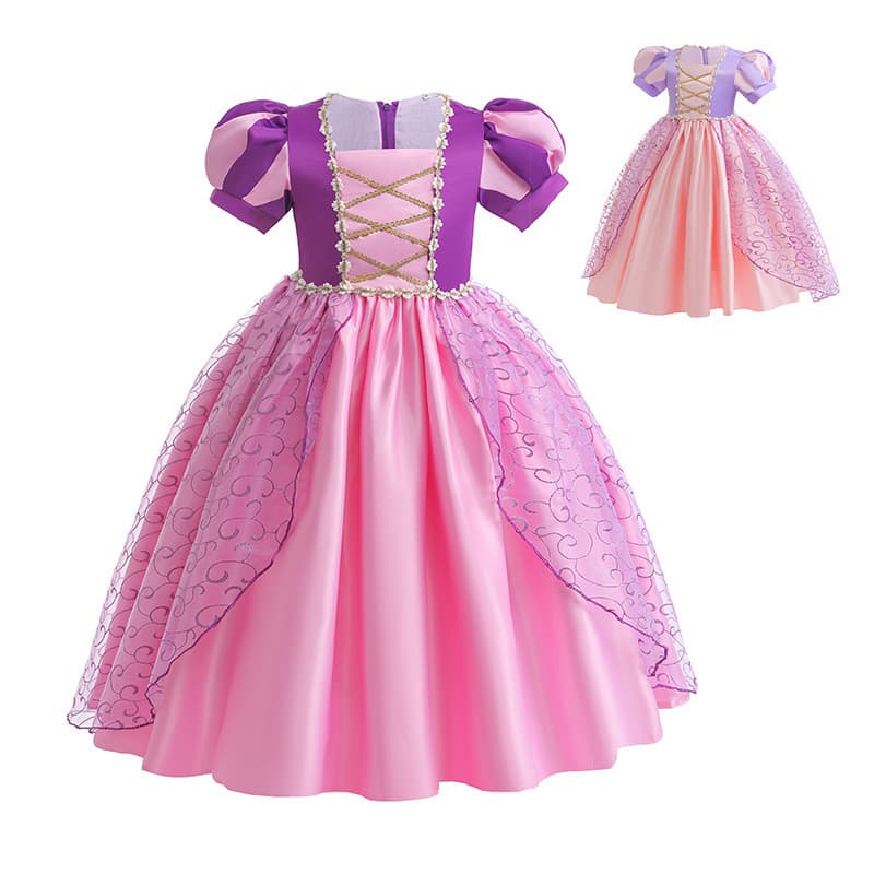 Rapunzel Princess Dress Summer New Children's Dress
