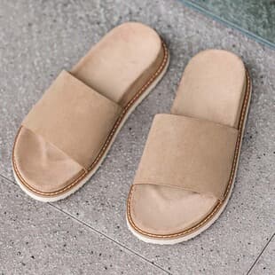 Old Money Style Summer Sandals for Men, Thick Sole Casual Outdoor Slides, Beach Flip Flops, Trendy Shoes 9985