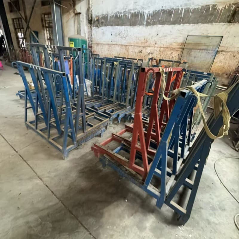 Foshan 15 pairs of A-frames, 1200 1200 830 finished L-frames 130 pieces, glass tools, glass edging
