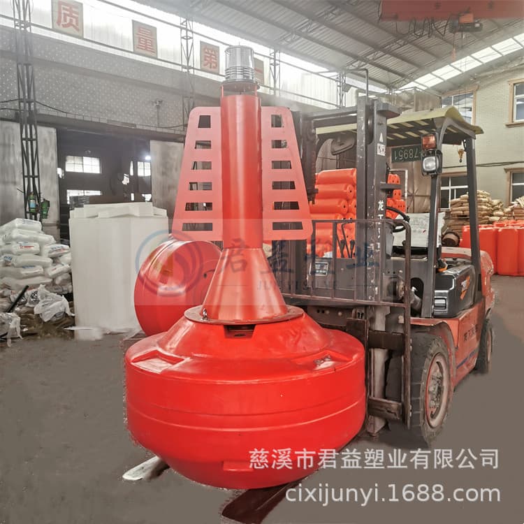 Factory supplies navigation marks with diameters of 0.8, 1.2, 1.5, and 1.8 meters for marine and inland waterway buoy positioning and warning.