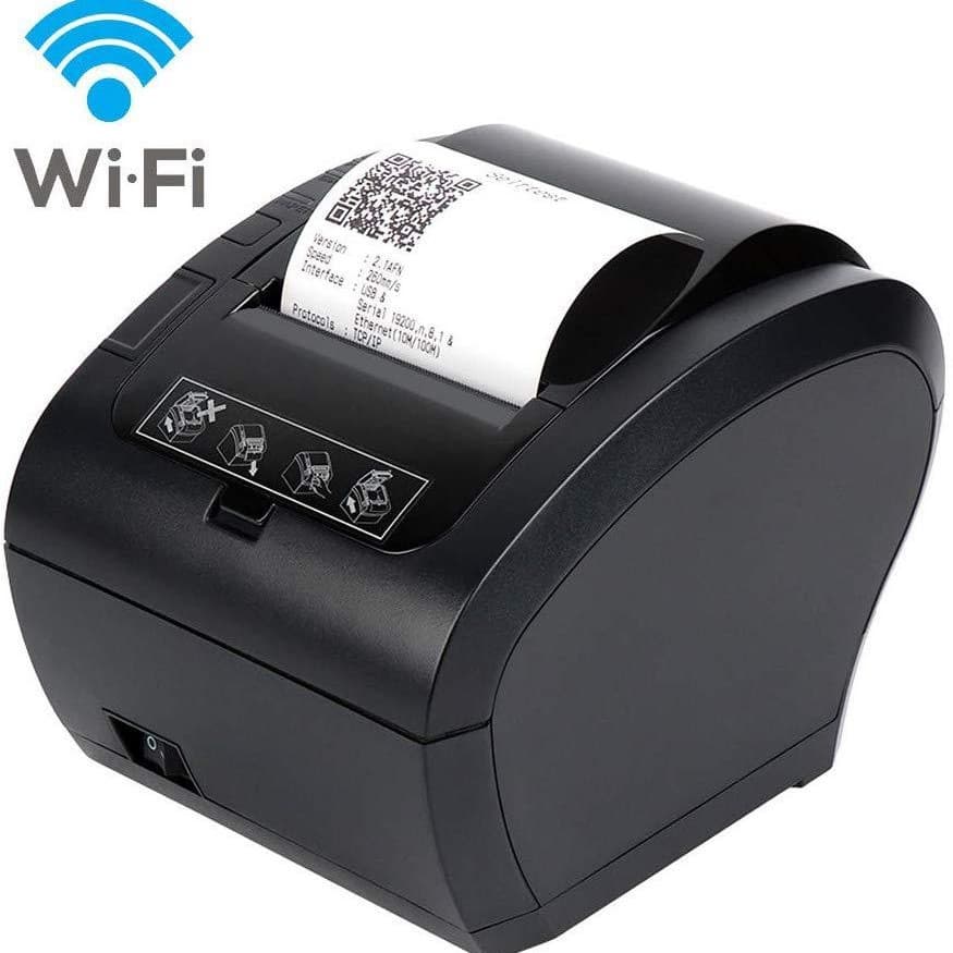 HOLYHAH 80mm Thermal Receipt Printer POS Ticket Printer