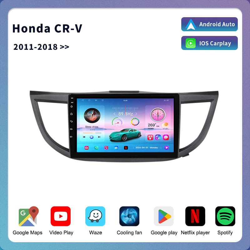 For Honda CRV Navigation Honda CRV Android Radio CarPlay GPS