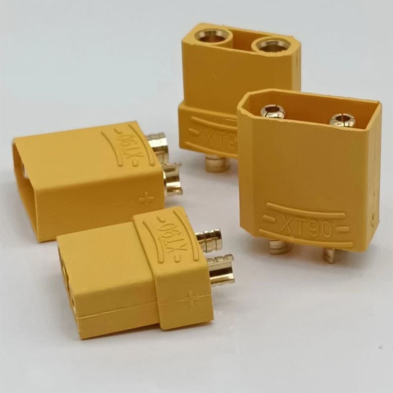 XT90 RC Connector 40A Full Copper Eco-Friendly Flame Retardant Male Female Plug XT90H-F/M Replacement Wire Harness Socket