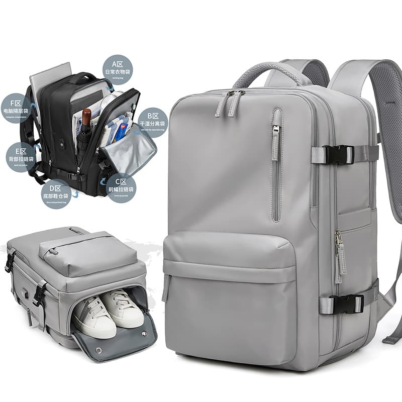Men's Backpack, Women's College Student High School Student Backpack, Large Capacity Korean Style Simple Travel Backpack
