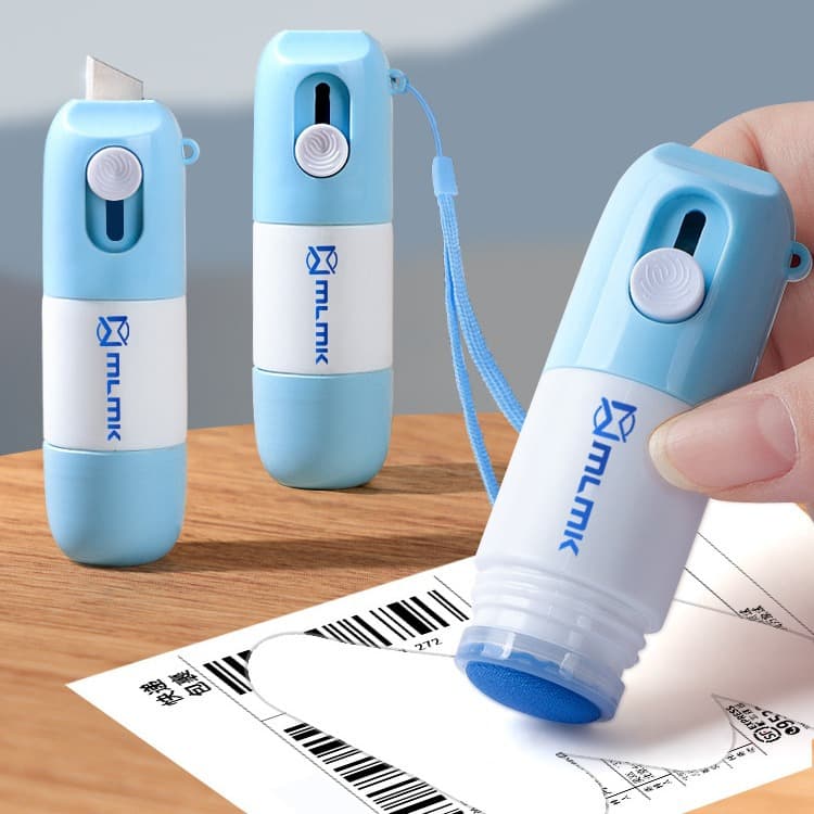 Thermal Paper Correction Fluid, All-in-One Correction Applicator, Express Slip Cover-Up Tool, Unboxing Gadget for Privacy Protection