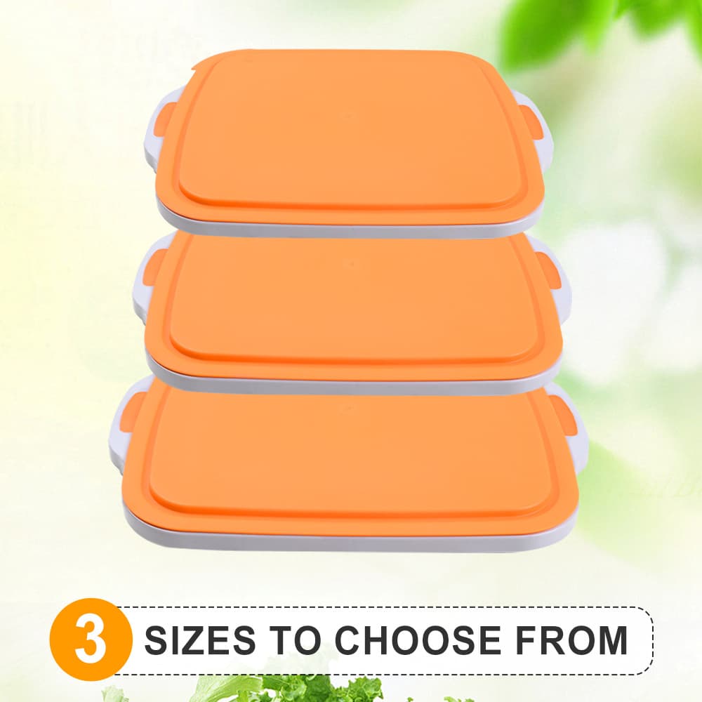3-in-1 Folding Colander and Cutting Board with Lid - 30L Kitchen Draining, Washing, and Chopping Board for Europe and America