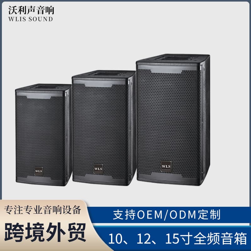 15-inch Professional Audio Full-Range Speaker for Classroom, Dance Studio, Stage Sound Reinforcement System with Digital Surround Sound