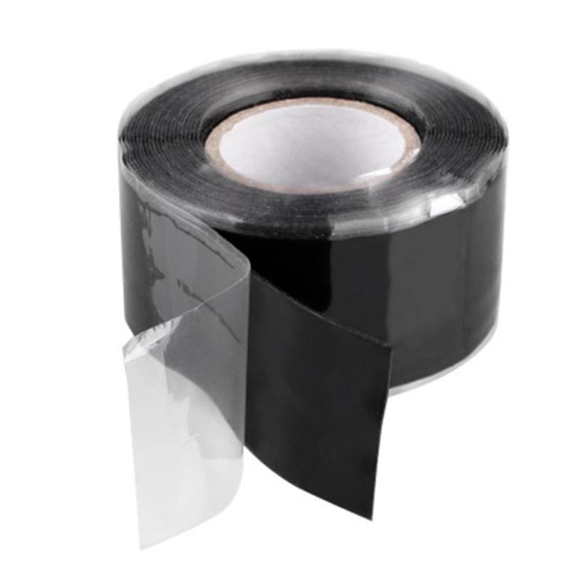 Waterproof Silicone Performance Repair Tape for Bonding and Rescue Self-Fusing Hose Black Garden Hose Connector