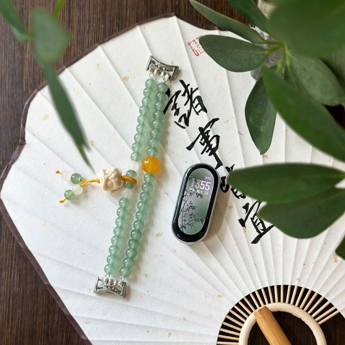 Store hot sale] Suitable for Xiaomi bracelet nfc lion awakening bracelet beaded watch strap proNFC women's personalized wristband