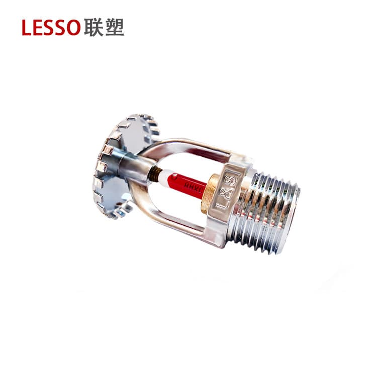 lesso lesso fire sprinkler head indoor 68℃ automatic water/down spray 15 fire equipment