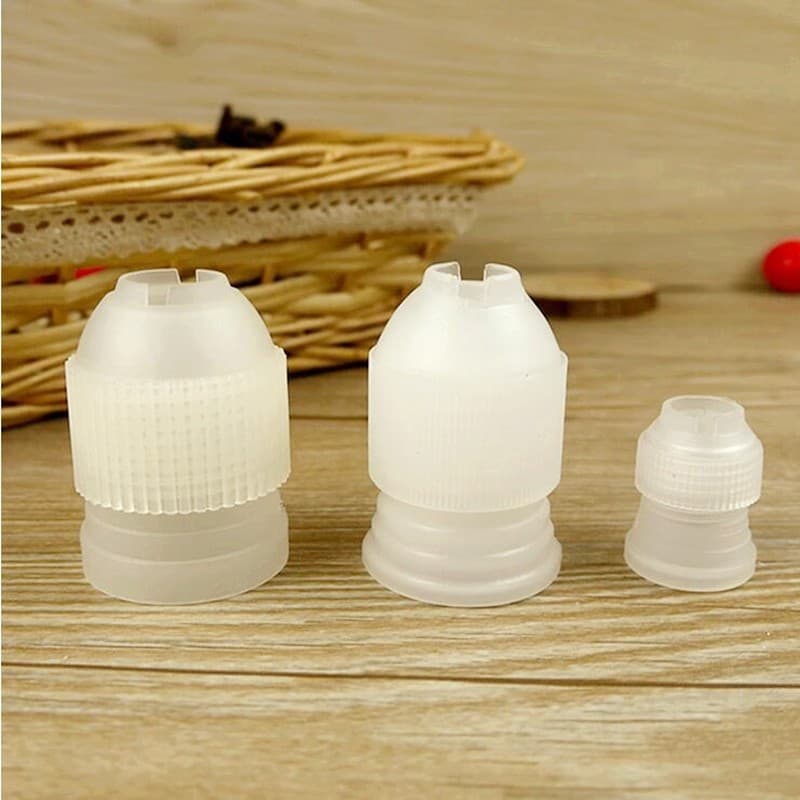 Piping Tip Converter Cake Cream Piping Adapter Connection for Cream Piping Baking Tools Small Medium Large