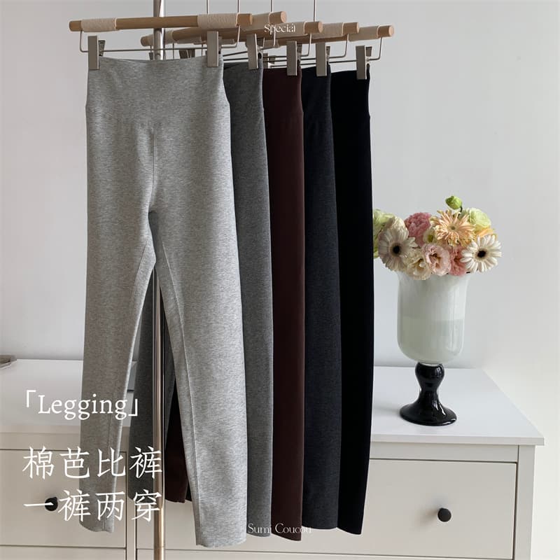 Cotton Shark Pants Thickened Fleece-Lined Warm Pants for Women, Comfortable High-Waisted Slimming Thermal Pants, Wearable as Outerwear or Base Layer, New Style