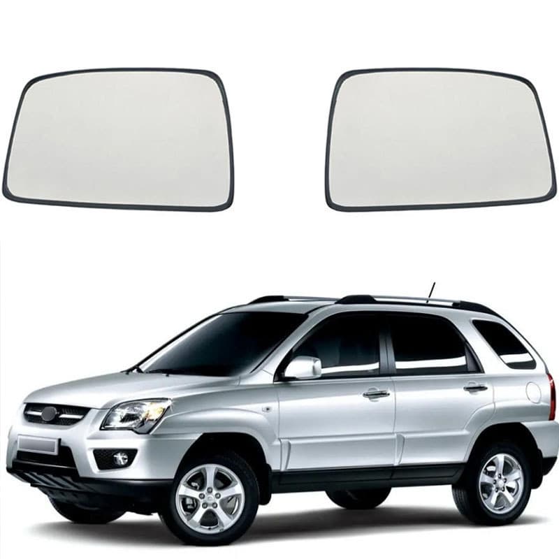 Replacement rearview mirror glass for 2004-2010 Kia Sportage