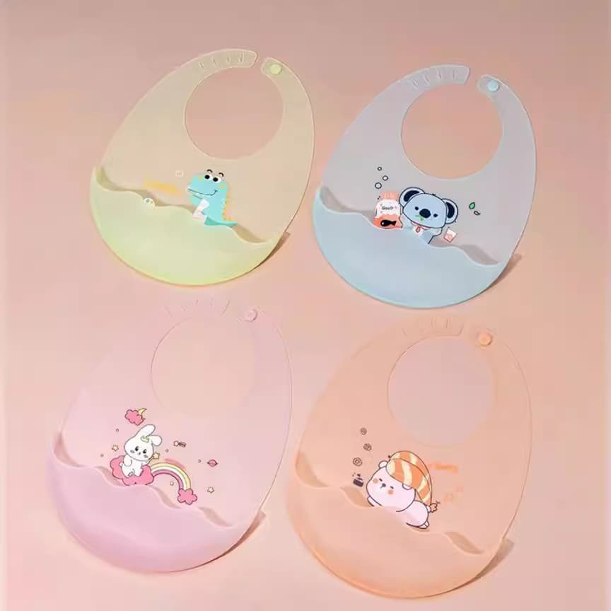 Ultra-thin Lightweight Silicone Bib Soft Rubber Material