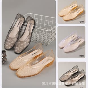 2026 Summer New Women's Closed-Toe Sandals for Outdoor Wear, Non-Slip Women's Slippers for Supermarket, Factory Wholesale