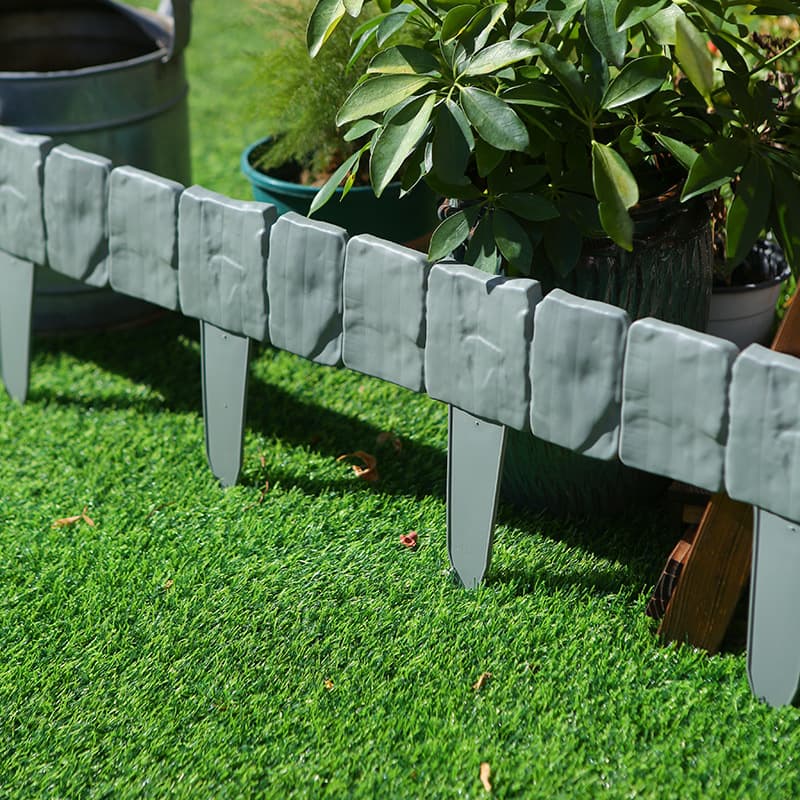Plastic fence fence garden guardrail garden gardening fence Christmas villa outdoor foldable small fence