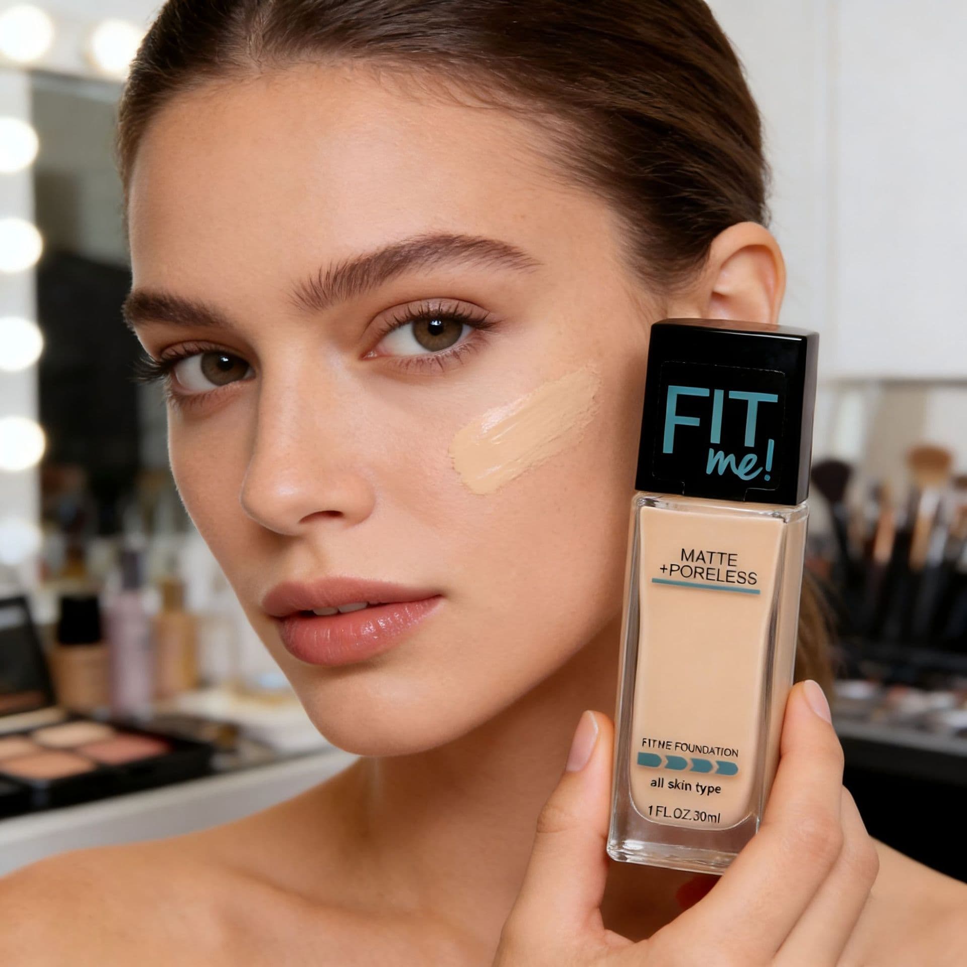 Angela Matte Foundation 30ml Cross-border Exclusive Long-lasting Concealing 110-125 Shades
