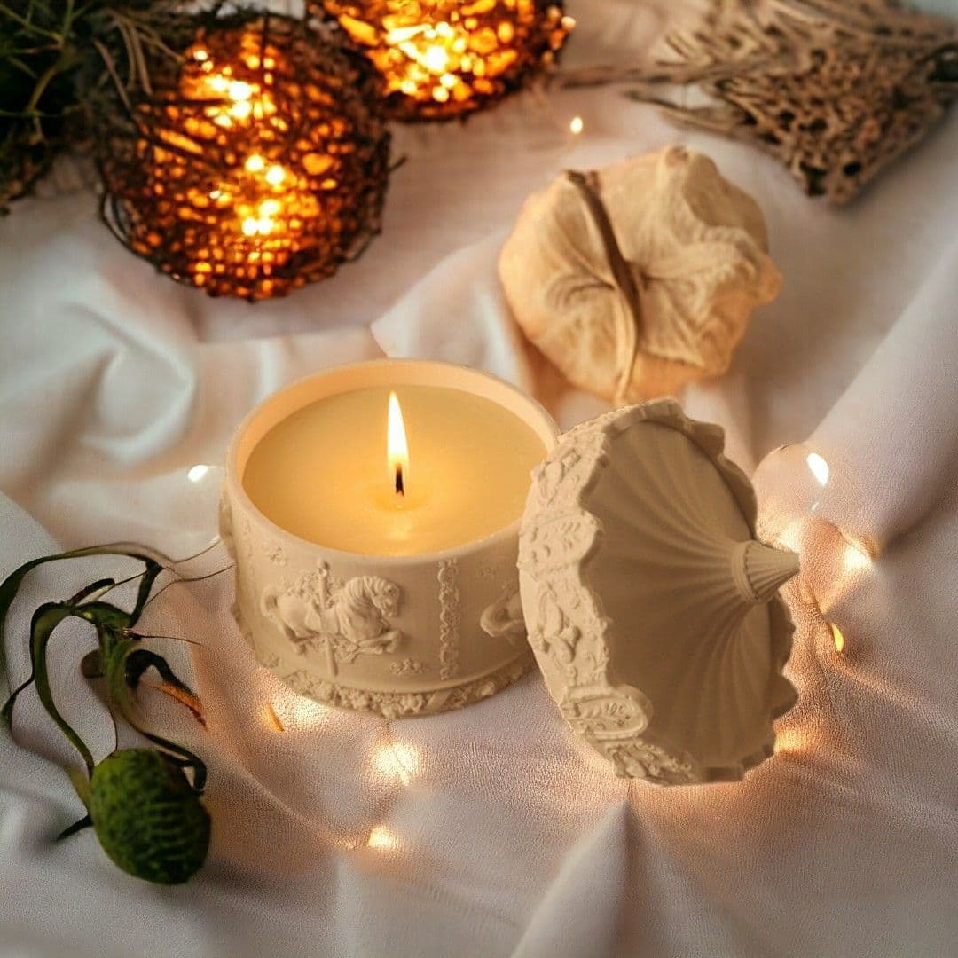 Creative souvenir DIY aromatherapy candle empty cup Nordic simple plaster cup candlestick ornament decorative relief cup