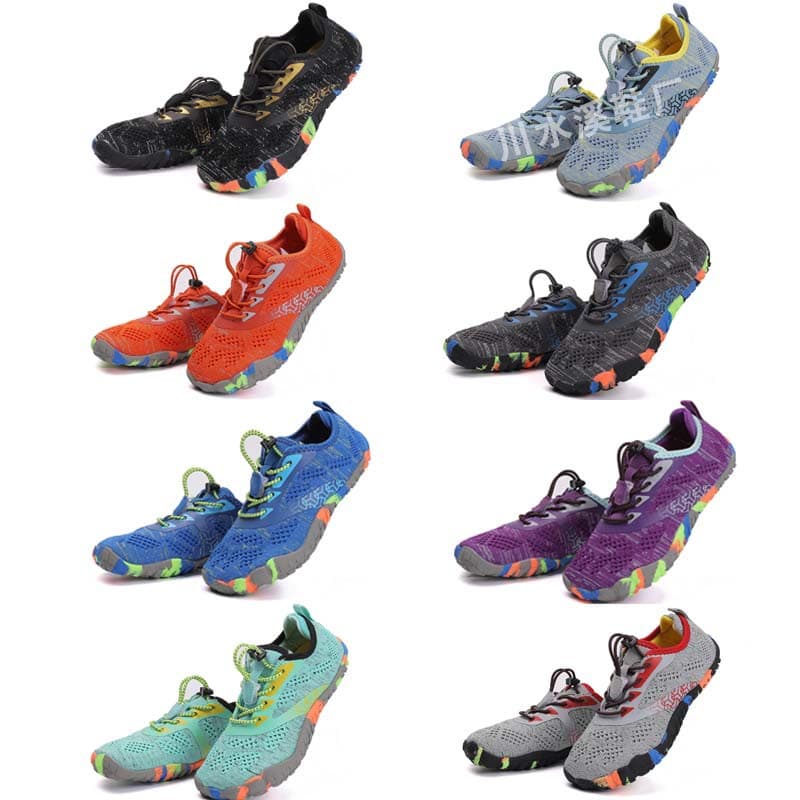 Cross-Border Summer Kids Beach Sandals Low-Top Flyknit Swim Shoes Fitness Running Shoes Water Shoes Hiking Shoes Factory Direct