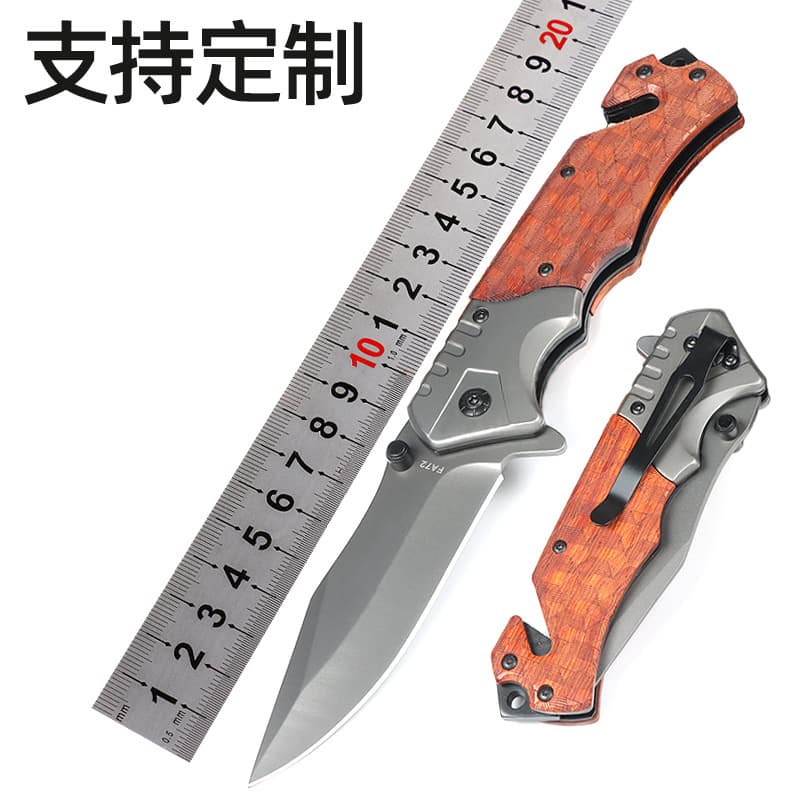Folding Knife EDC Camping Survival Pocket Knife Tactical Military Knife Self-Defense Stainless Steel Fruit Knife Foldable Portable
