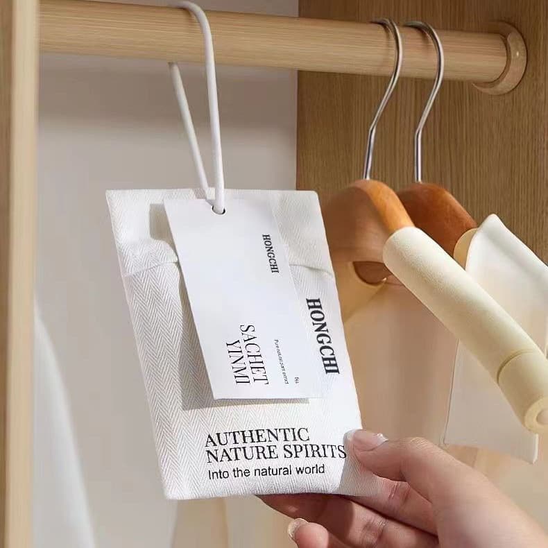 Closet Sachet Bag Fragrance Bag Indoor Air Freshener Granules Fabric Minimalist Sachet White Long-lasting Fragrance